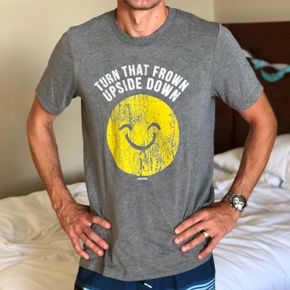 - Unisex { Turn That Frown Upside Down Tee} - Picture 2 of 4